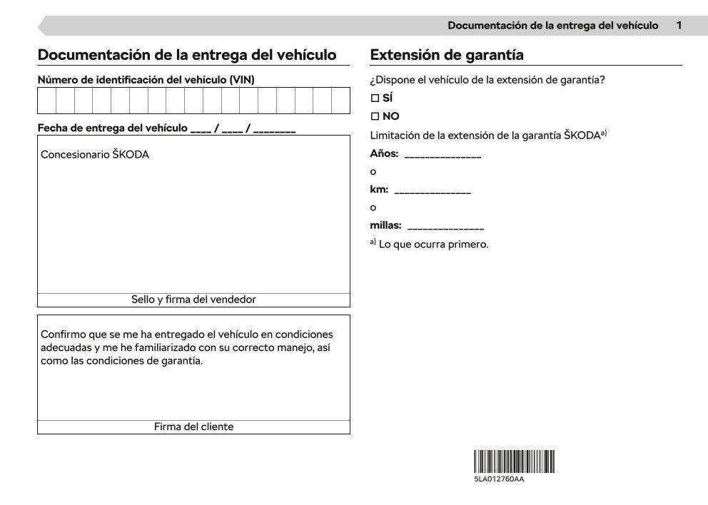 2020-2021 Skoda Enyaq iV Owner's Manual | Spanish