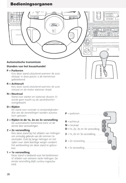 1990-1993 Ford Sierra Gebruikershandleiding | Nederlands