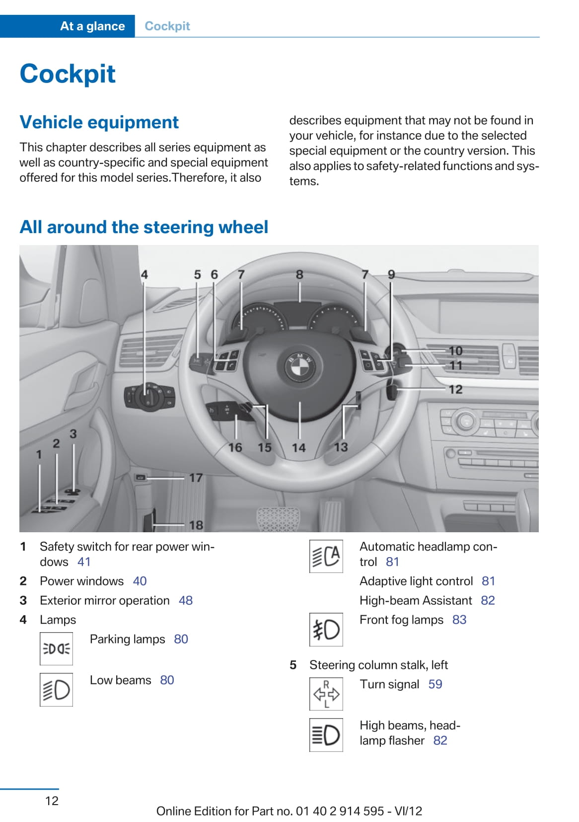 2013 BMW X1 Owner's Manual | English