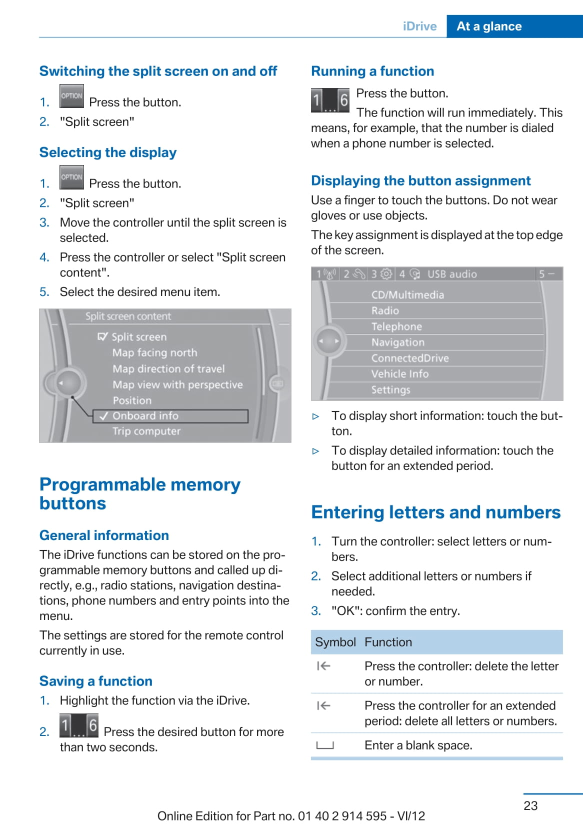 2013 BMW X1 Owner's Manual | English