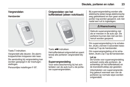 2011-2014 Chevrolet Aveo Owner's Manual | Dutch