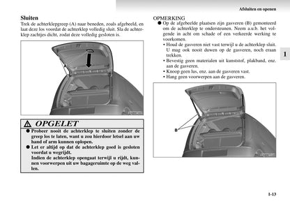 2004-2008 Mitsubishi Colt Gebruikershandleiding | Nederlands