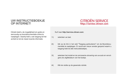 2011-2012 Citroën C6 Owner's Manual | Dutch