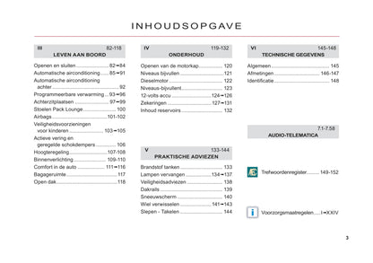 2011-2012 Citroën C6 Owner's Manual | Dutch