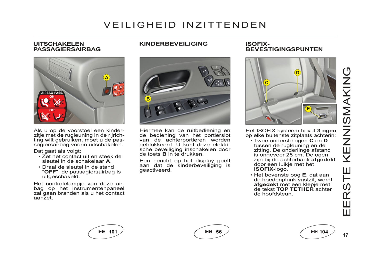 2011-2012 Citroën C6 Owner's Manual | Dutch