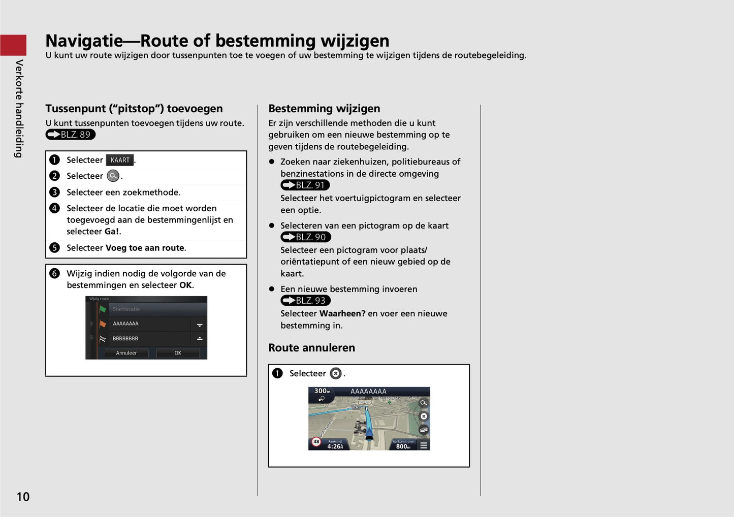 Honda Civic Navigatie Handleiding 2017 - 2022