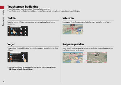 Honda Civic Navigatie Handleiding 2017 - 2022