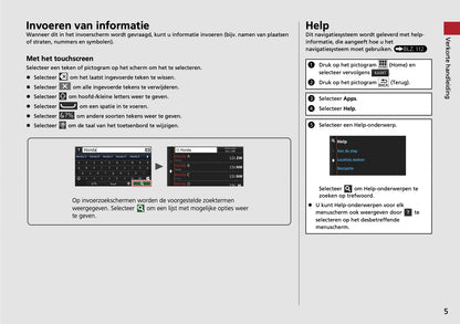 Honda Civic Navigatie Handleiding 2017 - 2022