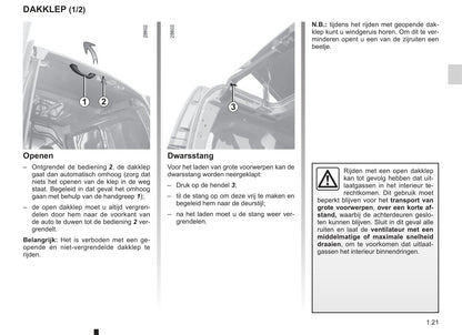 2003-2004 Renault Kangoo Owner's Manual | Dutch