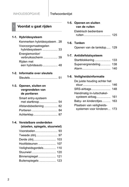 2013-2014 Toyota Prius Wagon Owner's Manual | Dutch