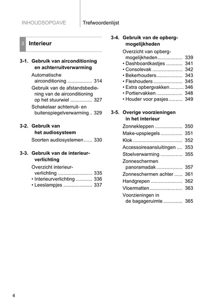 2013-2014 Toyota Prius Wagon Owner's Manual | Dutch