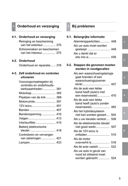 2013-2014 Toyota Prius Wagon Owner's Manual | Dutch