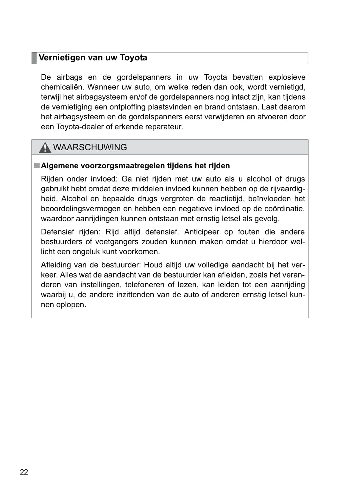 2013-2014 Toyota Prius Wagon Owner's Manual | Dutch