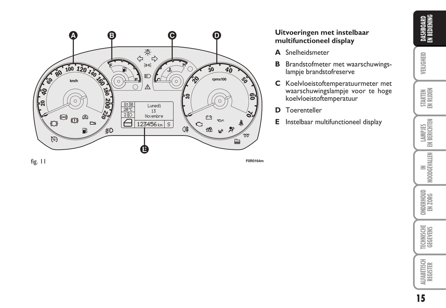 2013-2014 Fiat Linea Bedienungsanleitung | Niederländisch