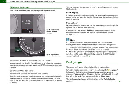 2007-2014 Audi A4 Bedienungsanleitung | Englisch