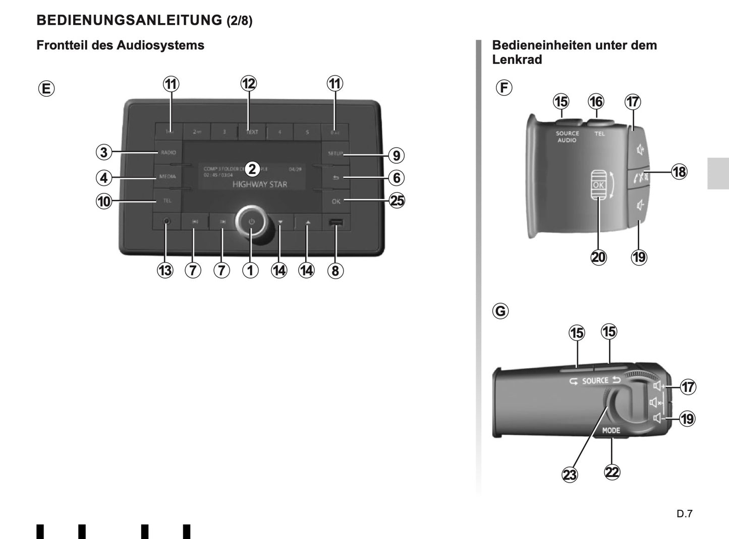 Renault Radio Connect R&Go Bedienungsanleiting 2019 - 2021