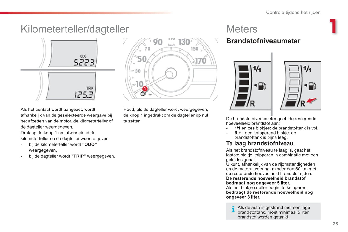 2012-2014 Citroën C1 Owner's Manual | Dutch