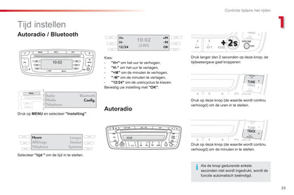 2012-2014 Citroën C1 Owner's Manual | Dutch