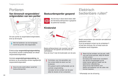 2012-2014 Citroën C1 Owner's Manual | Dutch