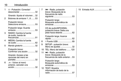 Opel Vivaro Manual de infoentretenimiento 2014 - 2019