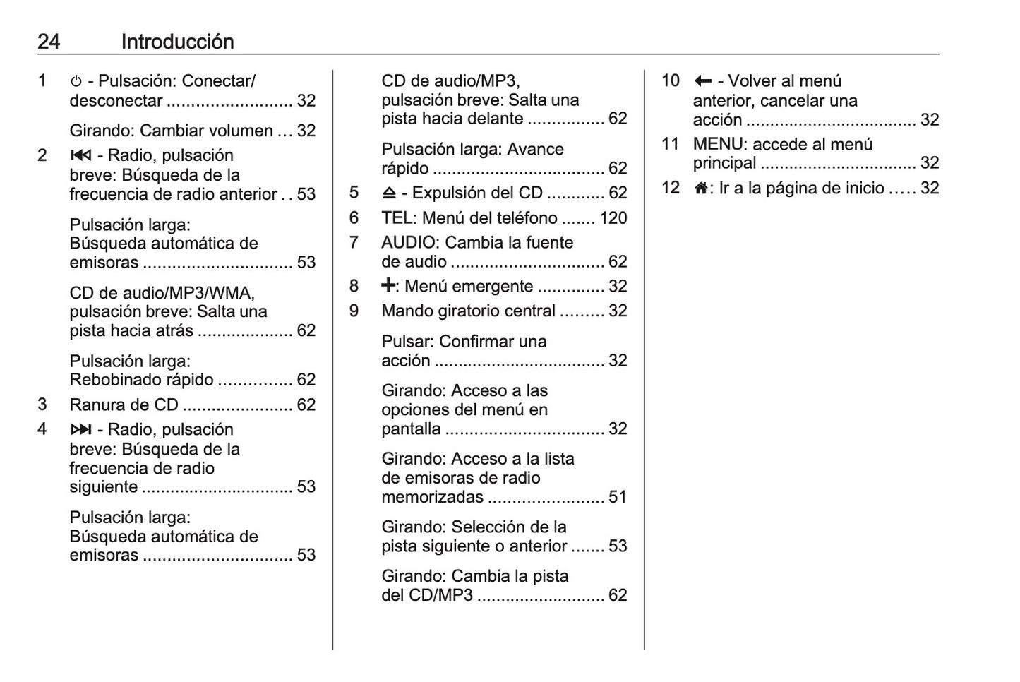 Opel Vivaro Manual de infoentretenimiento 2014 - 2019