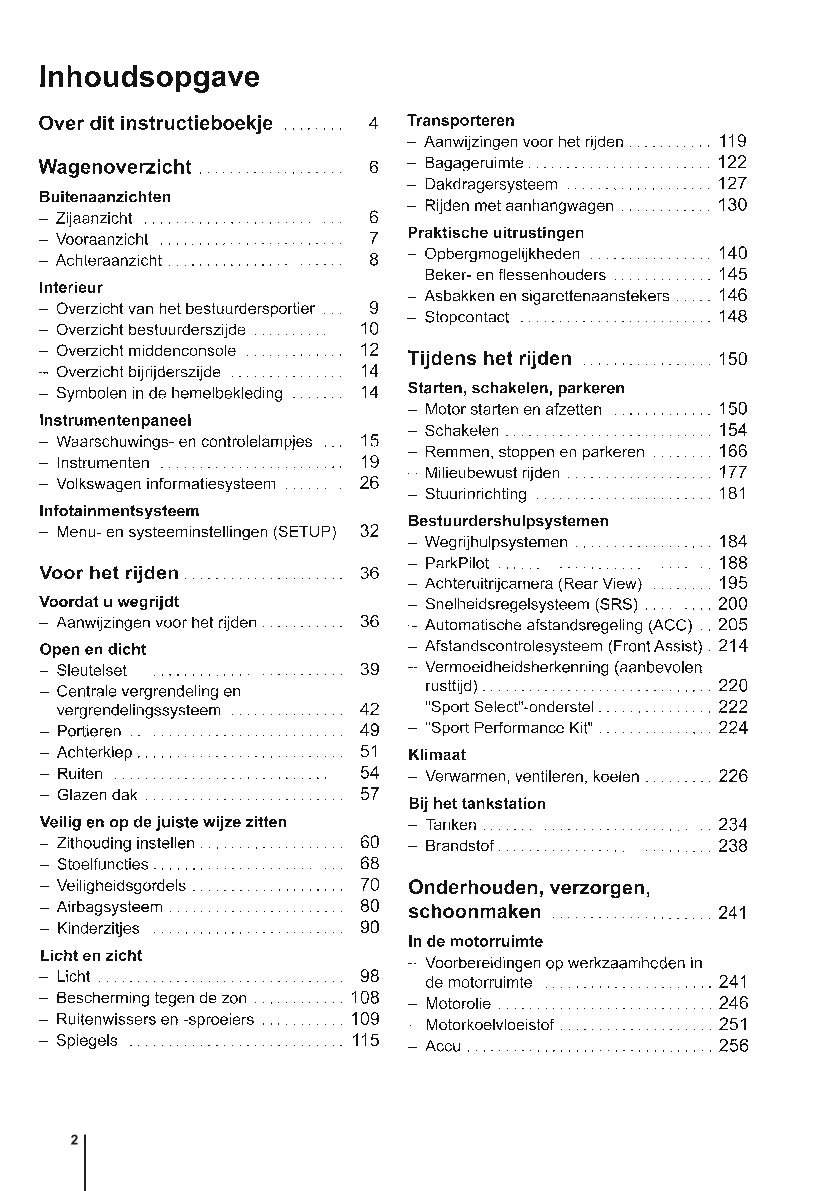 2014-2017 Volkswagen Polo Owner's Manual | Dutch