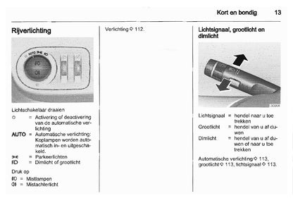 2010-2012 Saab 9-5 Owner's Manual | Dutch