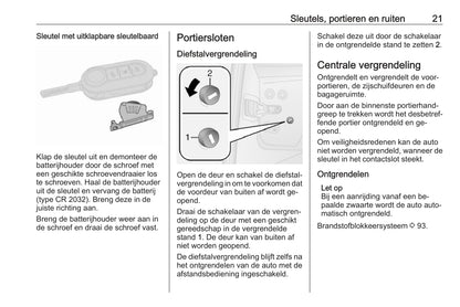 2015-2016 Opel Combo Gebruikershandleiding | Nederlands