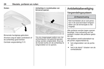 2015-2016 Opel Combo Gebruikershandleiding | Nederlands