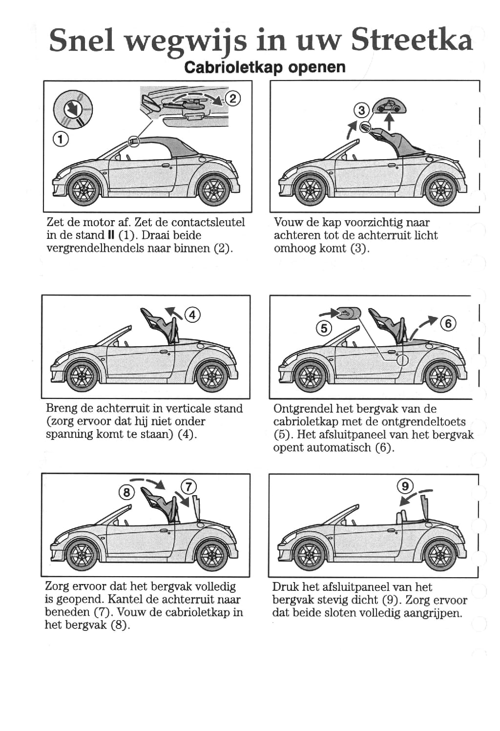 2003-2006 Ford StreetKa Owner's Manual | Dutch