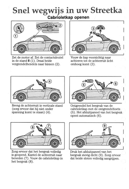 2003-2006 Ford StreetKa Owner's Manual | Dutch