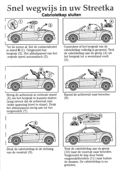 2003-2006 Ford StreetKa Owner's Manual | Dutch