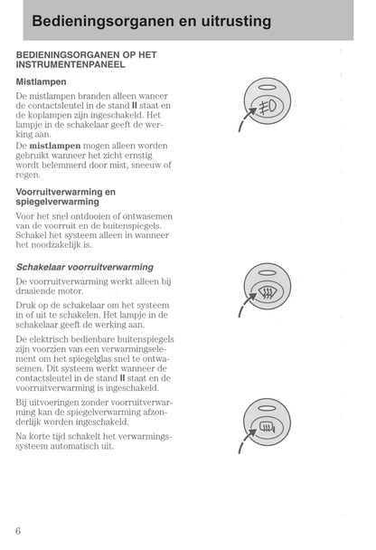 2003-2006 Ford StreetKa Owner's Manual | Dutch