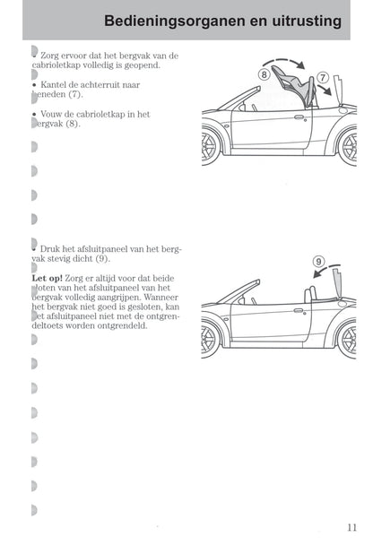 2003-2006 Ford StreetKa Owner's Manual | Dutch