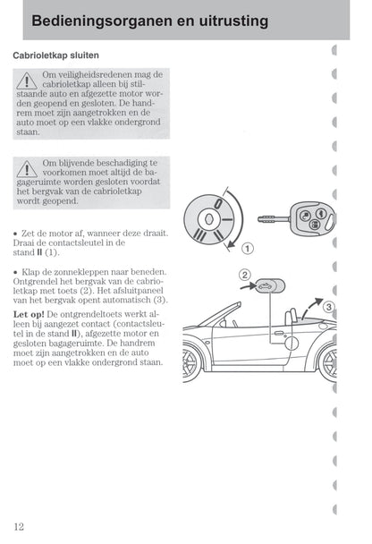 2003-2006 Ford StreetKa Owner's Manual | Dutch