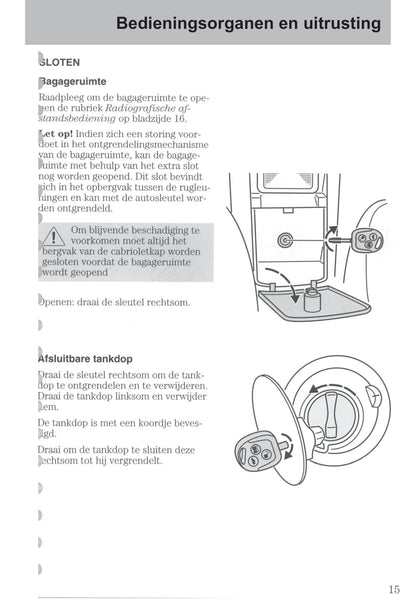 2003-2006 Ford StreetKa Owner's Manual | Dutch