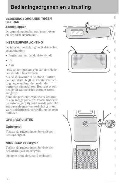 2003-2006 Ford StreetKa Owner's Manual | Dutch