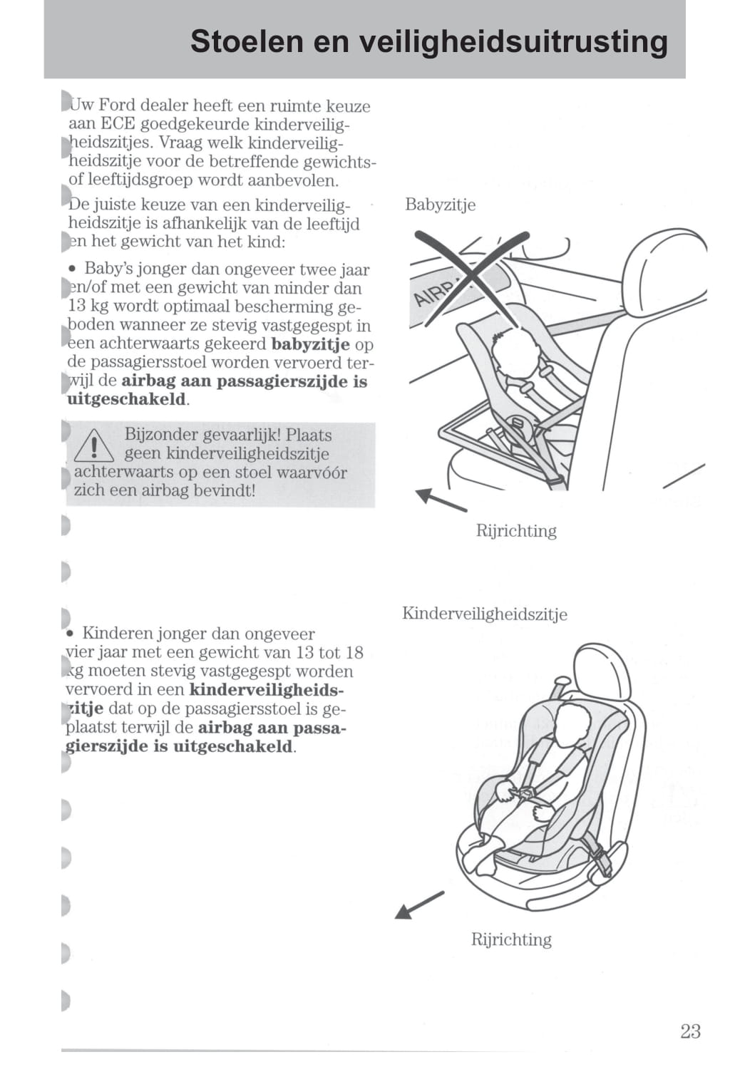 2003-2006 Ford StreetKa Owner's Manual | Dutch