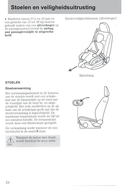 2003-2006 Ford StreetKa Owner's Manual | Dutch