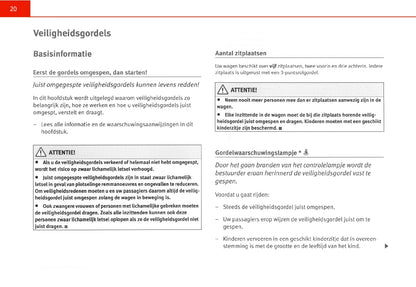 2005-2006 Seat Leon Owner's Manual | Dutch