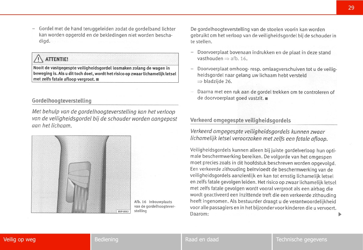 2005-2006 Seat Leon Owner's Manual | Dutch