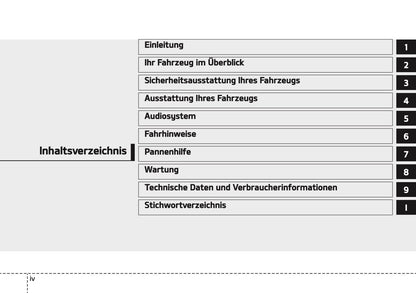 2018-2019 Kia Rio Bedienungsanleitung | Deutsch