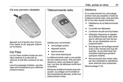 2016-2017 Opel Meriva Gebruikershandleiding | Frans