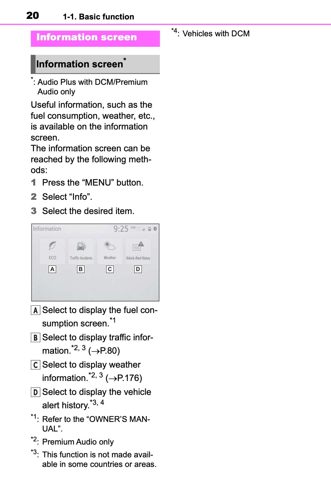 Toyota Touch Multimedia & Navigation Owner's Manual 2019 - 2021