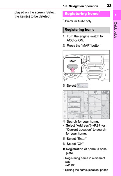 Toyota Touch Multimedia & Navigation Owner's Manual 2019 - 2021