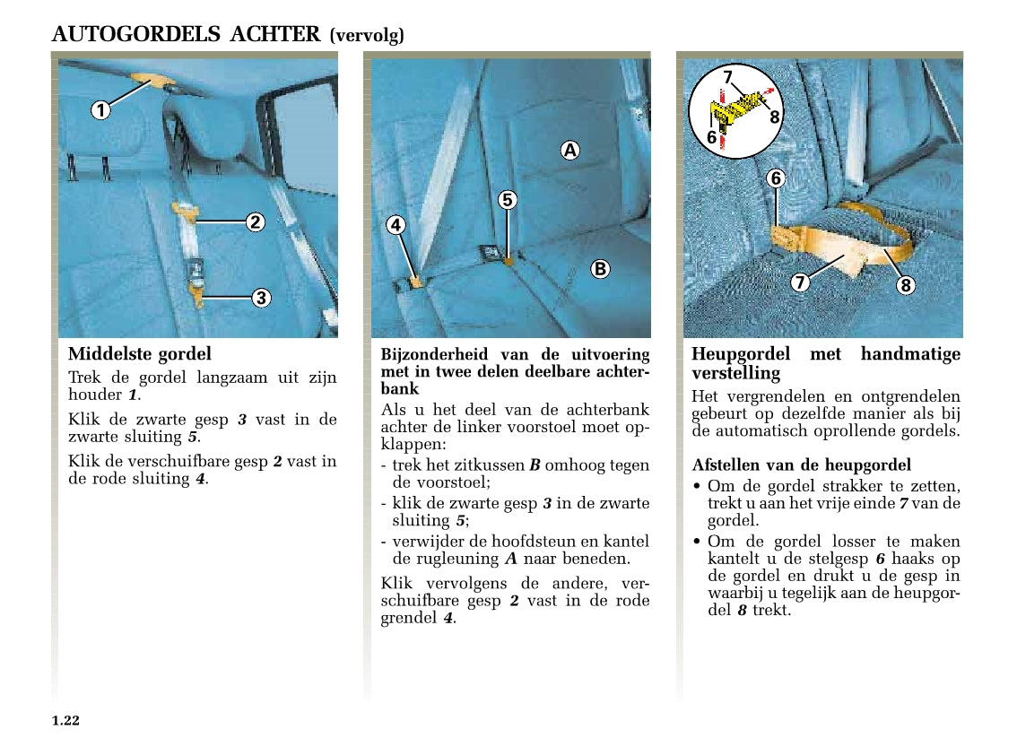 2002-2003 Renault Clio Owner's Manual | Dutch