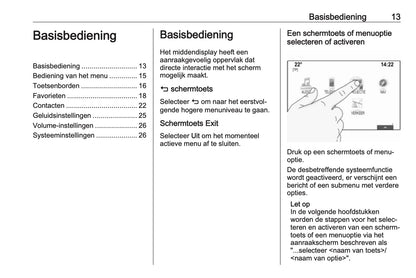 Opel Mokka X Infotainment Handleiding 2016 - 2020