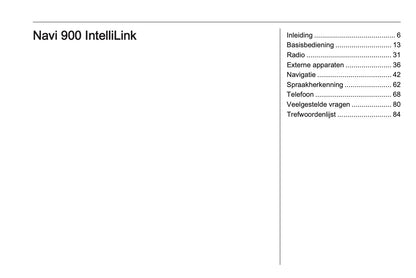 Opel Mokka X Infotainment Handleiding 2016 - 2020