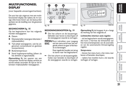 2010-2011 Fiat Grande Punto Gebruikershandleiding | Nederlands