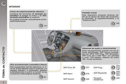 2012-2013 Peugeot 5008 Gebruikershandleiding | Spaans